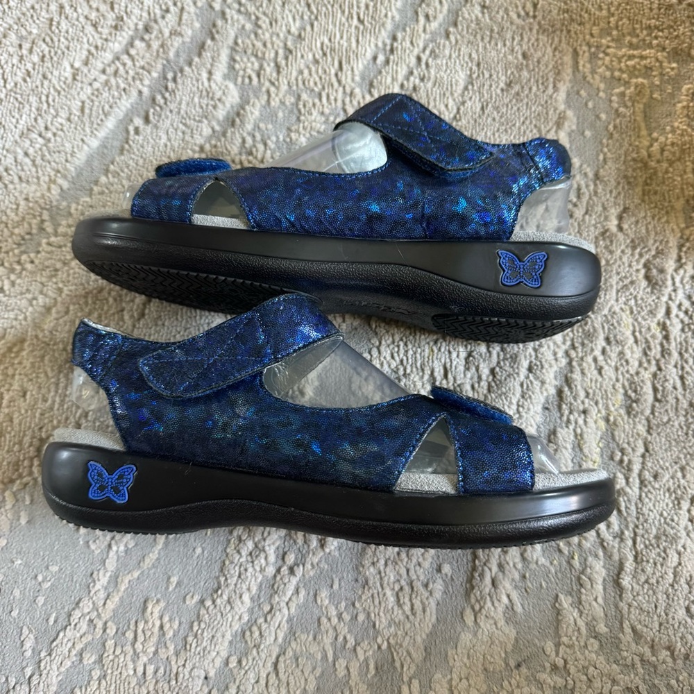 Alegria Midnight Blue Sandals - Picture 13 of 13